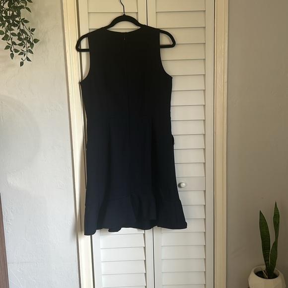 Loft Women’s Flounce Sleeveless Dress in Navy - Picture 5 of 8